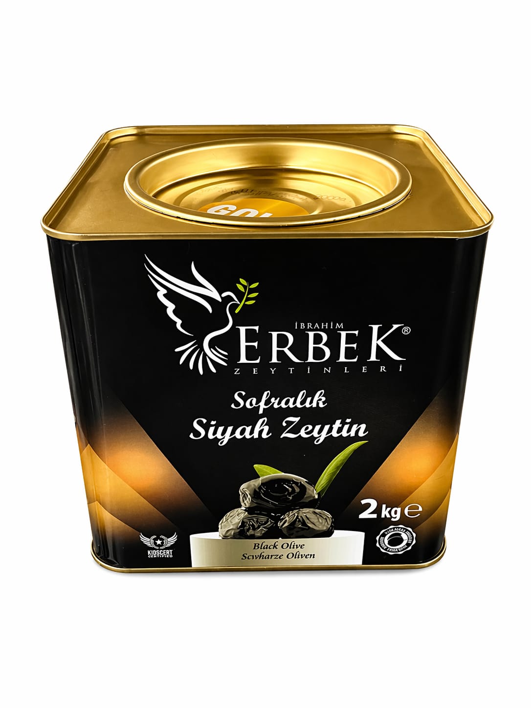 Sofralık Siyah Zeytin 2Kg