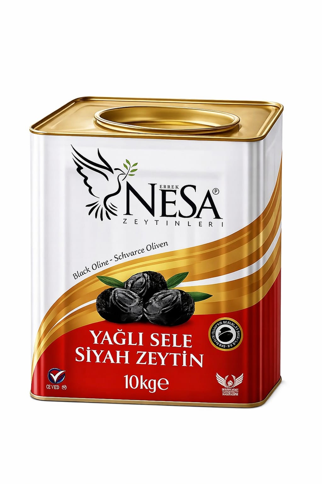 Yağlı Siyah Sele Zeytini 10Kg