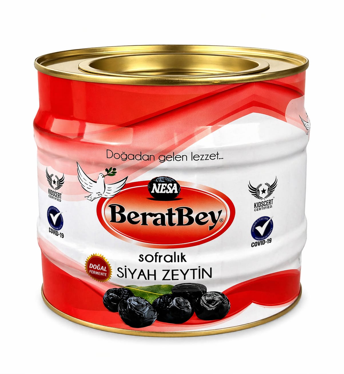 BeratBey Sofralık Siyah Zeytin 1300Gr